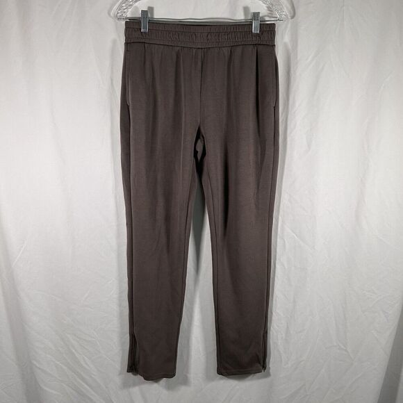 Thread and Supply Sweatpants Women's Medium Green Pockets Pull On No Drawstring - Picture 1 of 10